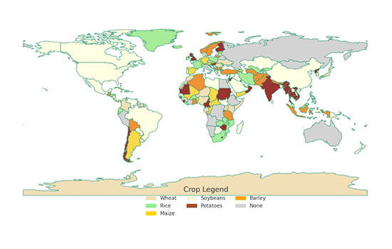PTE Map Chart Sample Question