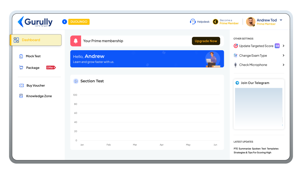 Duolingo Test Practice